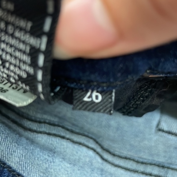 7 for all mankind B(AIR) AUTHENTIC DENIM THE ANKLE SKINNY VELVET STRIPES - Picture 4 of 13